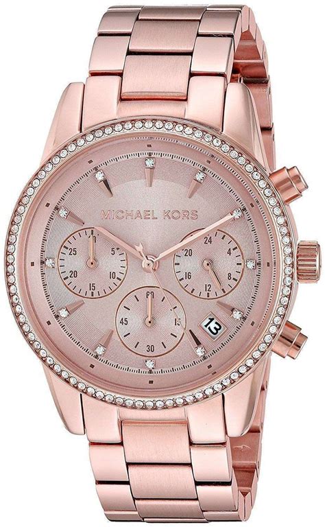 ladies chronograph watch michael kors|michael kors diamond watch women's.